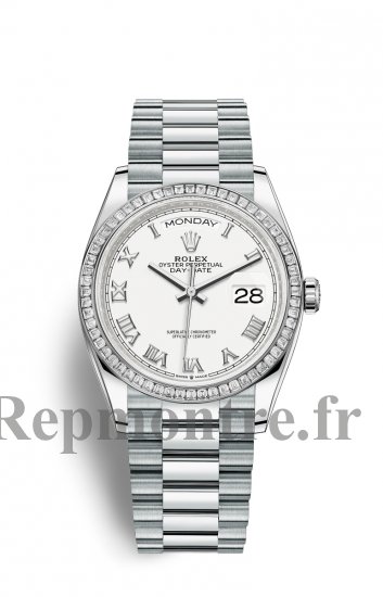 Copie de Rolex Day-Date 36 Platine M128396TBR-0010 - Cliquez sur l'image pour la fermer