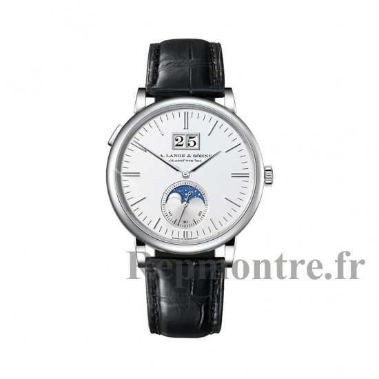 Copie de A. Lange & Sohne SAXONIA MOON PHASE en Blanc 18 carats Or 384.026 - Cliquez sur l'image pour la fermer