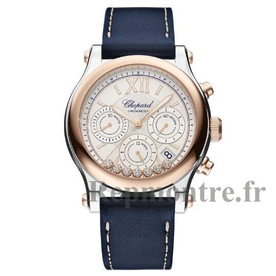 Copie de Chopard Happy Sport Chrono Diamants Automatique 40 mm 278615-6001 - Cliquez sur l'image pour la fermer