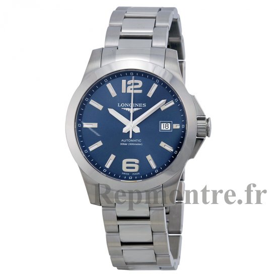 Réplique Longines Conquest Mens 39mm Automatique Acier Bleu Montre L3.676.4.99.6 - Cliquez sur l'image pour la fermer