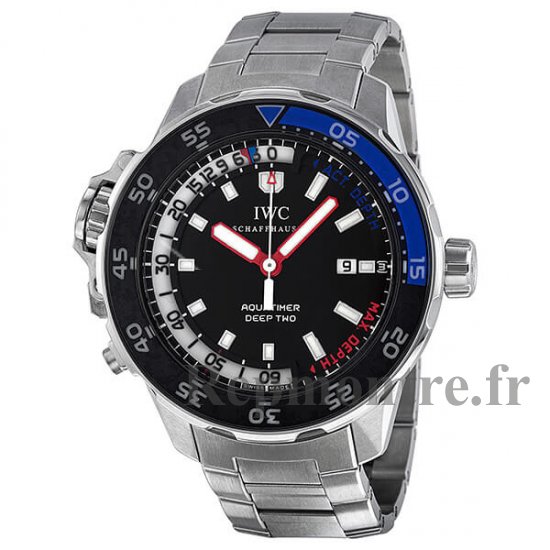 IWC Aquatimer cadran noir en acier inoxydable pour homme IW354703 - Cliquez sur l'image pour la fermer