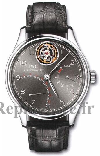 Réplique IWC Portuguese Tourbillon Mystere Retrograde Platinum IW504401 - Cliquez sur l'image pour la fermer