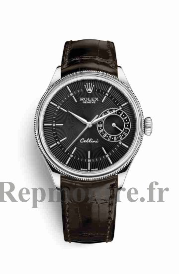 Réplique montre Rolex Cellini Date blanc guilloche Cadran m50519-0014 - Cliquez sur l'image pour la fermer