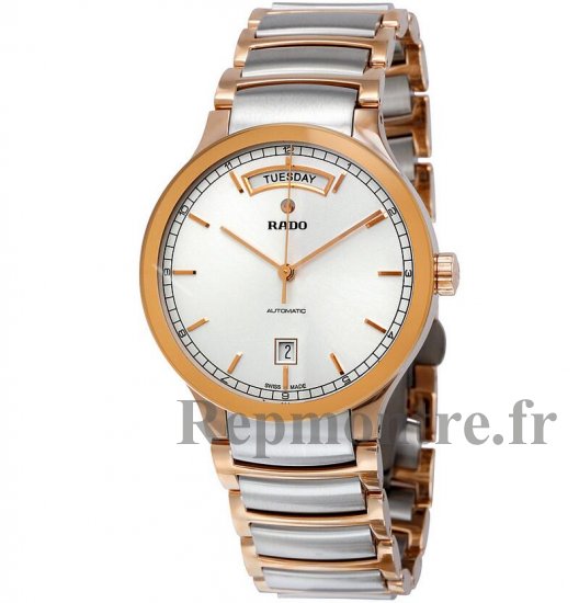 Rado Centrix Day-Date blanc Dial Réplique Montre R30158113 - Cliquez sur l'image pour la fermer