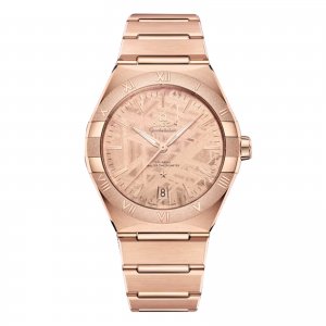 Omega Constellation 41 mm Replique montre pour homme Rose O13150412199002