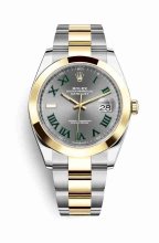 Réplique de montre Rolex Datejust 41 Jaune Roles jaune 18 ct 126303 m126303-0019