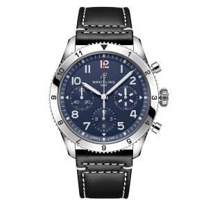 Breitling Classic AVI Chronograph 42 Tribute to Vought F4U Corsair Bracelet en cuir Replique montre A233801A1C1X1