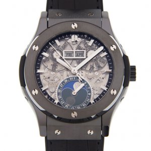 Replique HUBLOT Classic Fusion Aerofusion Moonphase Black Magic Silver 547.CX.0170.LR