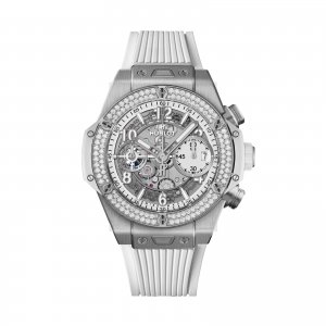 Hublot Big Bang Unicon Titane Diamants Blancs 42mm Montre Copie Homme 441.NE.2011.RW.1104