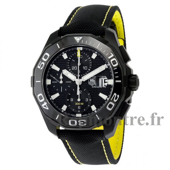 Tag Heuer Aquaracer Cadran Noir Auotomatic CAY218A.FC6361 Homme Réplique Montre - Cliquez sur l'image pour la fermer