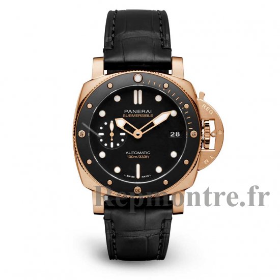 Réplique Panerai Luminor Submersible botier Goldtech 42mm Lunette Ceramique Pam00974 - Cliquez sur l'image pour la fermer