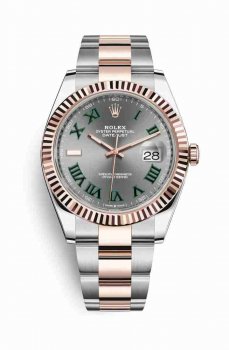 Réplique de montre Rolex Datejust 41 Everose Roles 18 ct Everose 126331 Slate Cadran m126331-0015