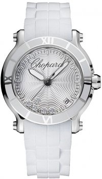 Chopard Happy Sport Round Quartz 36mm Dames Réplique Montre 278551-3001