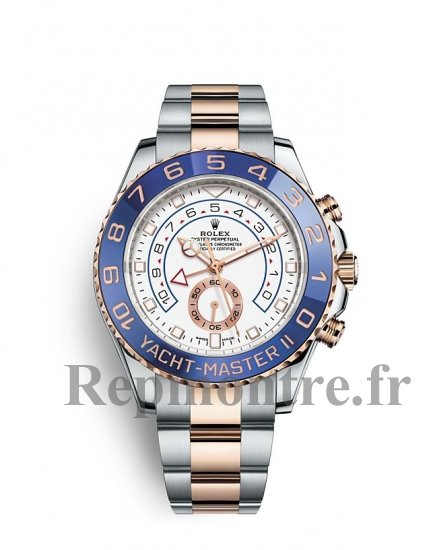 Copie Rolex Yacht-Master II Everose Rolesor 44mm m116681-0002 - Cliquez sur l'image pour la fermer