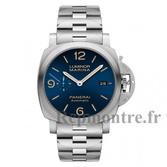 Réplique Panerai Luminor Marina 44mm Cadran Bleu Automatique Homme PAM01058 - Cliquez sur l'image pour la fermer