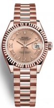 Replique Rolex Lady-Datejust montre 18 ct Everose gold - M279175-0027