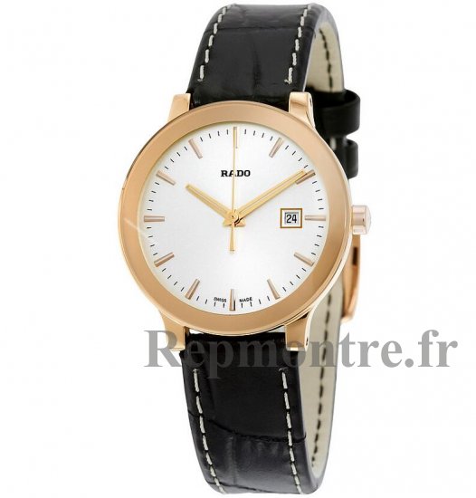 Rado Centrix Argent Dial Noir Alligator Cuir Quartz Dames Réplique Montre R30555105 - Cliquez sur l'image pour la fermer