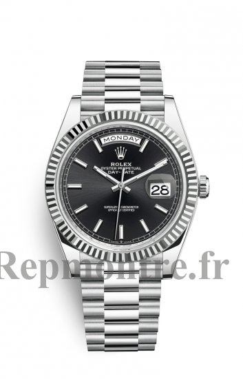 Replique Montre Rolex Day-Date 40 Mechanical Fluted Bezel Platine M228236-0003 - Cliquez sur l'image pour la fermer