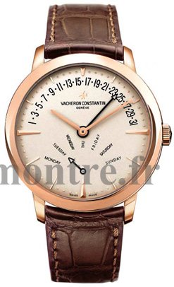 Réplique Vacheron Constantin Patrimony Bi-Retrograde Day Date 86020/000R-9239 - Cliquez sur l'image pour la fermer