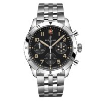 Breitling Classic AVI Chronograph 42 P-51 Mustang Replique de montre en acier inoxydable A233803A1B1A1