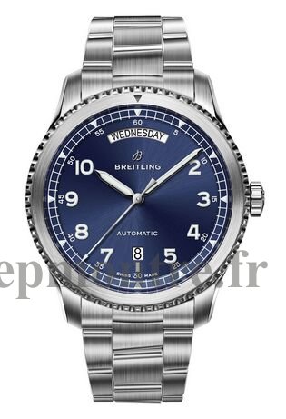 Réplique montre Breitling Navitimer 8 Day & Date cadran A45330101C1A1 - Cliquez sur l'image pour la fermer