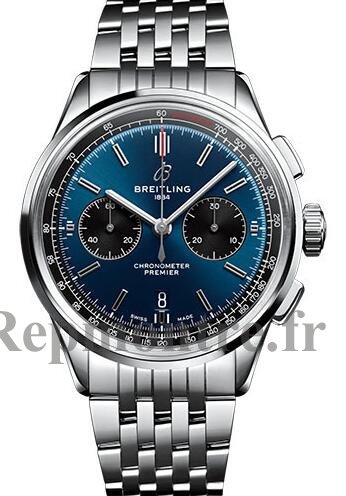 Réplique de Breitling Premier B01 Chronographe 42 Cadran Bleu Acier Inoxydable Homme - Cliquez sur l'image pour la fermer