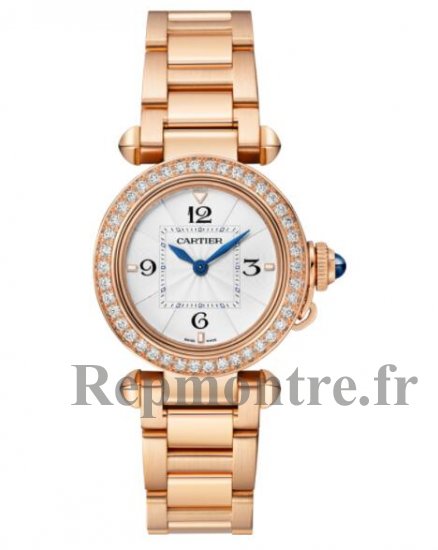 Replique Montre Cartier Pasha 30 mm Or Rose & Diamants Dame WJPA0018 - Cliquez sur l'image pour la fermer