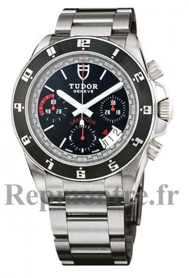 Réplique montre Tudor GranTour Chrono 20350N-95720 Blanc Homme - Cliquez sur l'image pour la fermer