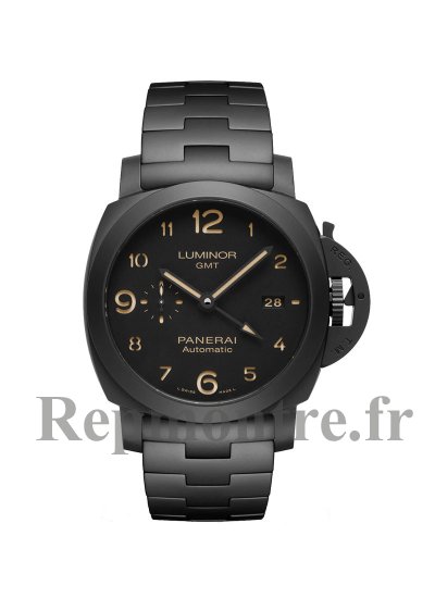 Réplique Panerai Luminor 1950 3 Days GMT Automatique PAM01438 - Cliquez sur l'image pour la fermer