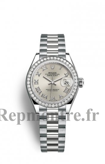 Replique Rolex Dame-Datejust 18 ct Blanc Or M279139RBR-0007 - Cliquez sur l'image pour la fermer