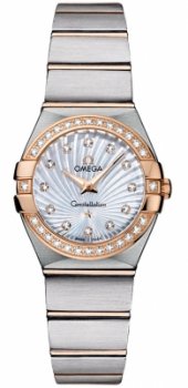 Réplique Omega Constellation Brosse 24mm Dama Montre 123.25.24.60.55.002