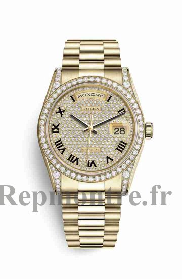 Réplique montre Rolex Day-Date 36 Cosses en jaune de 118388 Cadran de m118388-0043 - Cliquez sur l'image pour la fermer