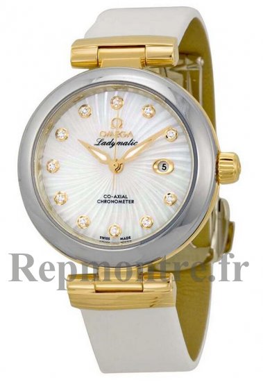 Réplique Omega De Ville Damematic Mere de perle Blanc Cuir 425.22.34.20.55.002 - Cliquez sur l'image pour la fermer