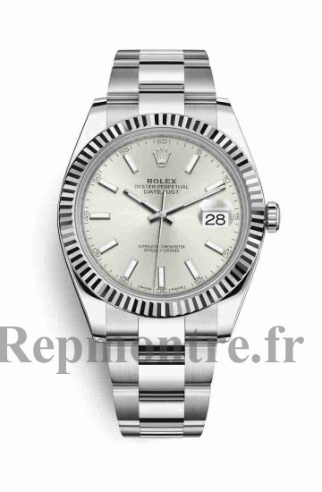 Réplique montre Rolex Datejust 41 blanc Roles blanc 126334 m126334-0003 - Cliquez sur l'image pour la fermer