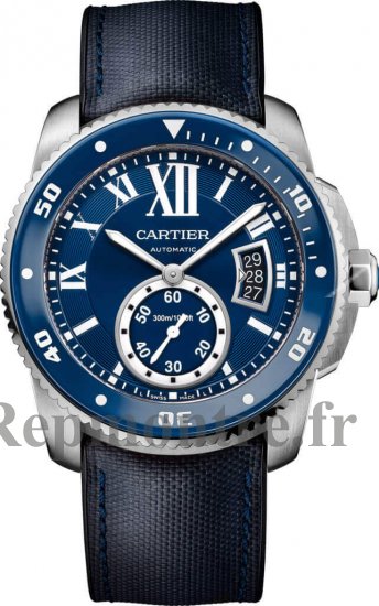 Réplique Montre Calibre de Cartier Diver bleu WSCA0010 - Cliquez sur l'image pour la fermer