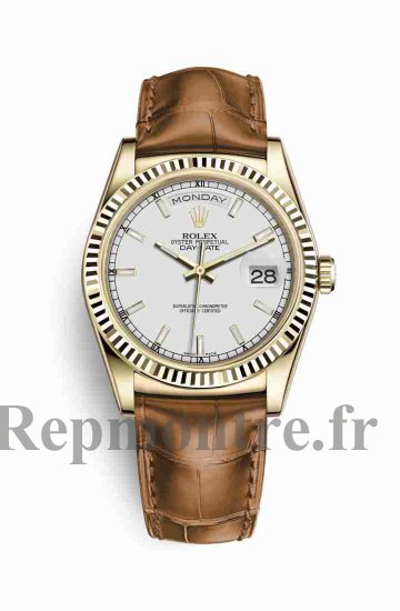 Réplique montre Rolex Day-Date 36 jaune 18 ct 118138 m118138-0147 - Cliquez sur l'image pour la fermer