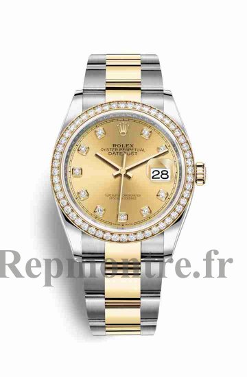 Réplique montre Rolex Datejust 36 Jaune Roles en jaune 126283RBR m126283rbr-0004 - Cliquez sur l'image pour la fermer