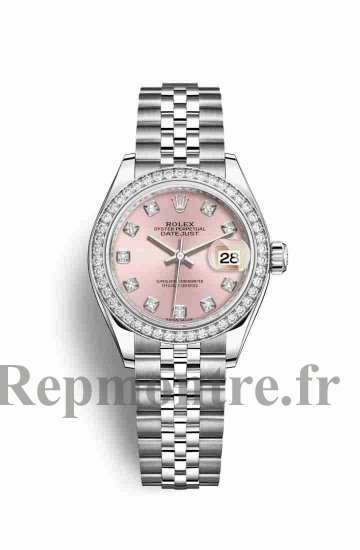 Réplique montre Rolex Datejust 28 Blanc Role en blanc 279384RBR Rose set Cadran m279384rbr-0003 - Cliquez sur l'image pour la fermer