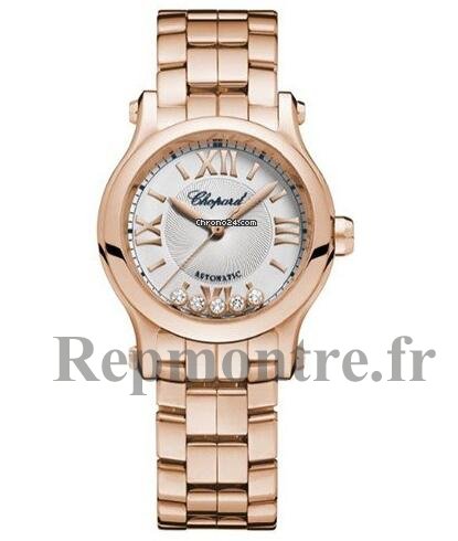 Réplique montre Chopard Happy Sport Round 3MM en or rose 274893-5013 - Cliquez sur l'image pour la fermer