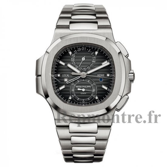 Réplique Patek Philippe Nautilus Travel Time Chronographe 5990/1A - Cliquez sur l'image pour la fermer