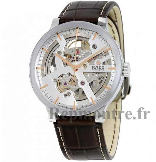 Rado Centrix Argent Skeleton Dial Réplique Montre R30179105 - Cliquez sur l'image pour la fermer