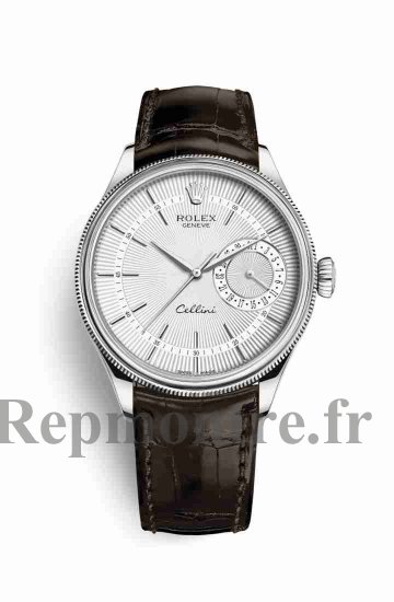 Réplique montre Rolex Cellini Date blanc guilloche Cadran m50519-0012 - Cliquez sur l'image pour la fermer