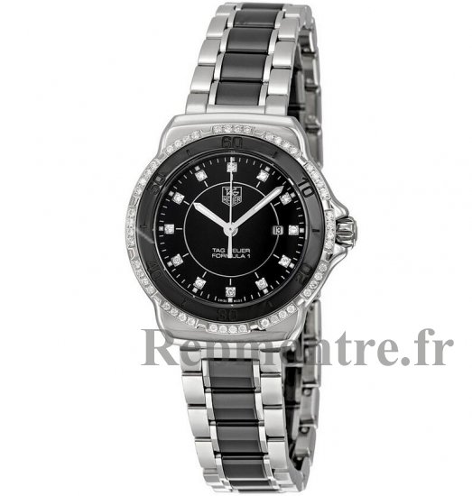 Tag Heuer Formula 1 Noir Dial Acier Ceramic Dames WAH1312.BA0867 - Cliquez sur l'image pour la fermer