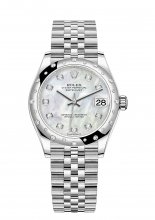 Réplique Rolex Datejust 31 White Rolesor Oystersteel 18 ct gold M278344RBR-0006 montre