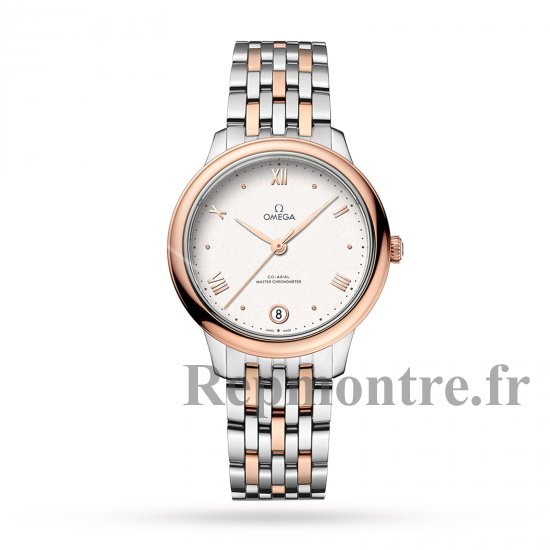 Omega De Ville Prestige Co-Axial Master Chronometer 34mm Replique montre femme Blanc O43420342002001 - Cliquez sur l'image pour la fermer