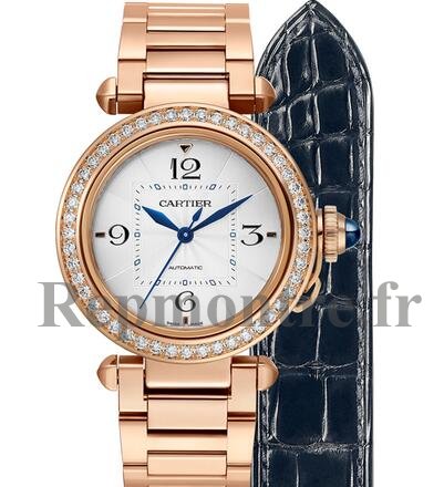 Cartier Pasha De Cartier 35 mm Or Rose WJPA0013 - Cliquez sur l'image pour la fermer