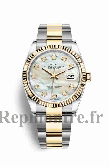 Réplique montre Rolex Datejust 36 Jaune Roles jaune 18 ct 126233 m126233-0024 - Cliquez sur l'image pour la fermer