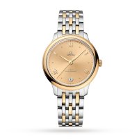 Omega De Ville Prestige Co-Axial Master Chronometer 34mm Dames Replique montre Champagne O43420342008001