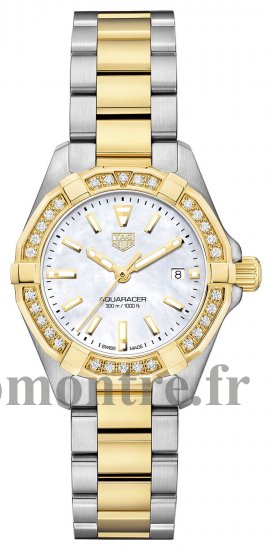 Copie-Réplique-Imiter de Tag Heuer Aquaracer Blanc Nacre Cadran Dames WBD1423.BB0321 - Cliquez sur l'image pour la fermer