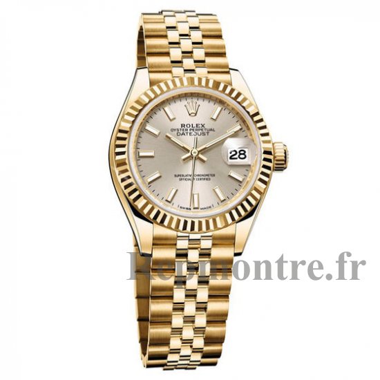 Réplique Rolex Oyster Perpetual Lady-Datejust 28 or jaune 279178 - Cliquez sur l'image pour la fermer